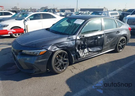 2023 Honda Civic Sport z USA, uszkodzony, nr VIN 2HGFE2F59PH537208